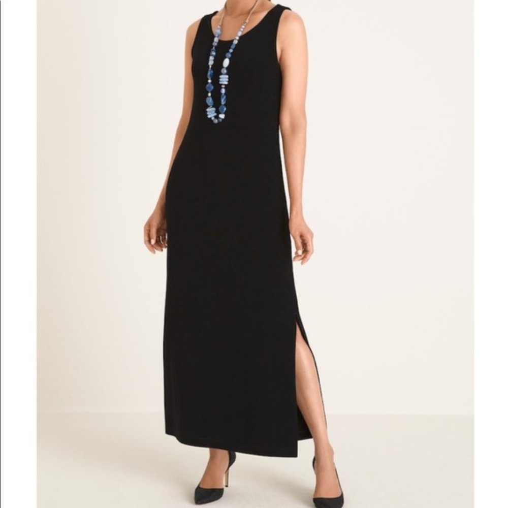 Chico's Cowl Neck Travelers Maxi Sz 2 NWT